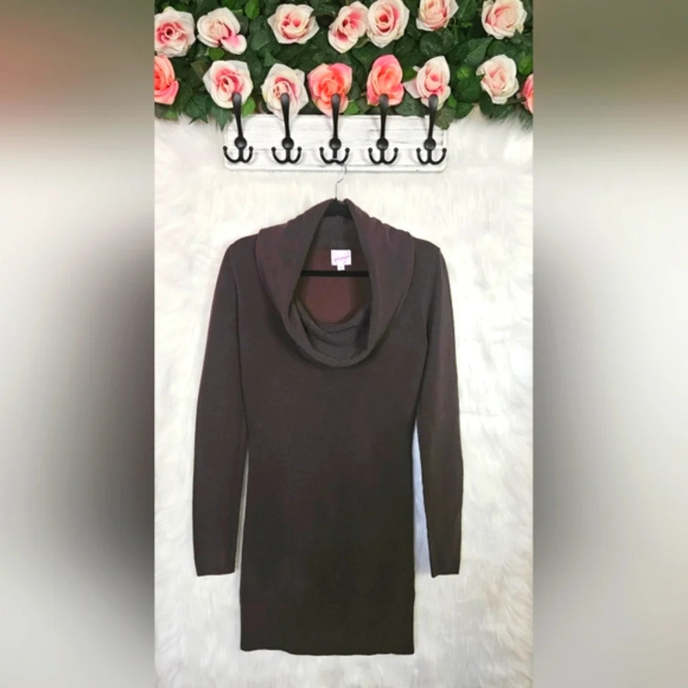 Spicy Sugar Classic Cowl Neck Sweater Dress/Tunic (NWOT)